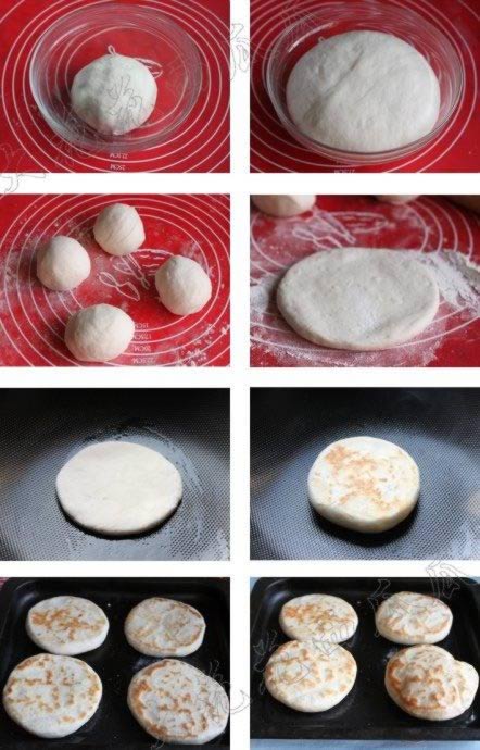 凉拌肉锅盔的做法