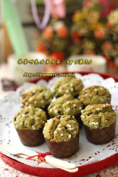 抹茶巧克力豆马芬的做法