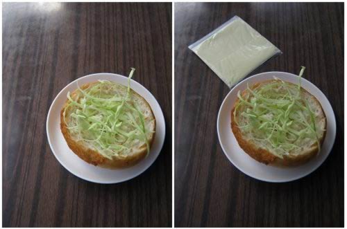 煎猪排汉堡的做法