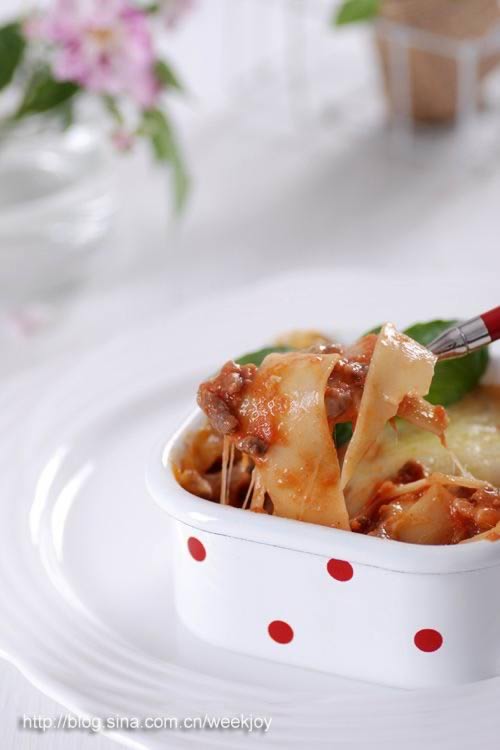 牛肉酱焗意大利千层面的做法