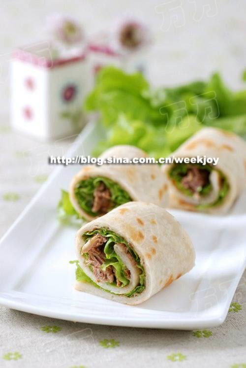 牛肉卷饼的做法