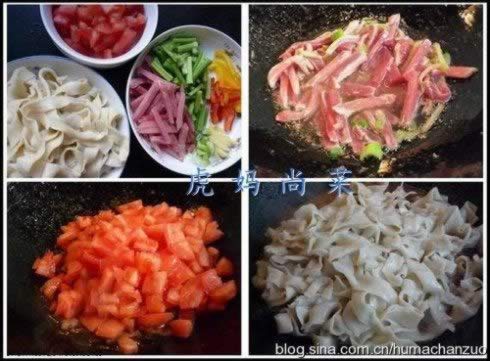 拉条子味的炒面的做法