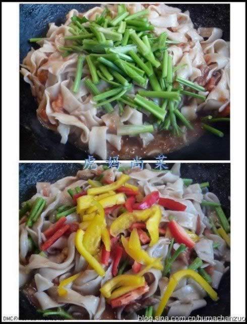 拉条子味的炒面的做法