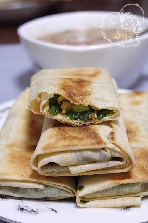 无油版韭菜煎饼盒子的做法