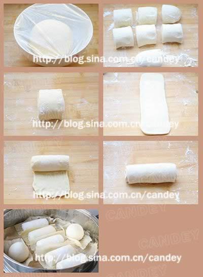 青菜香菇肉堡和玉米杂粮卷的做法