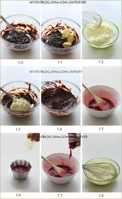 巧克力树莓慕斯蛋糕的做法
