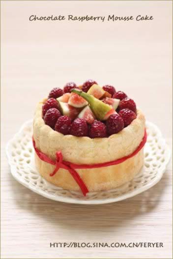 巧克力树莓慕斯蛋糕的做法