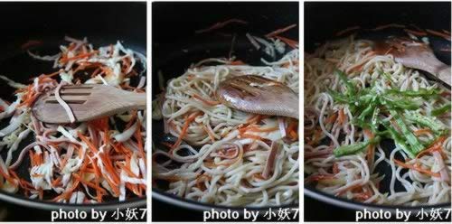 经典家常炒面的做法