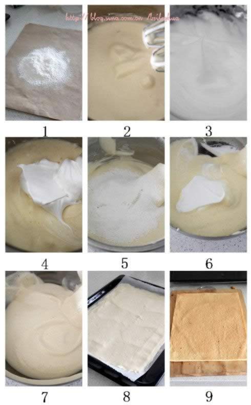 三味蛋糕的做法