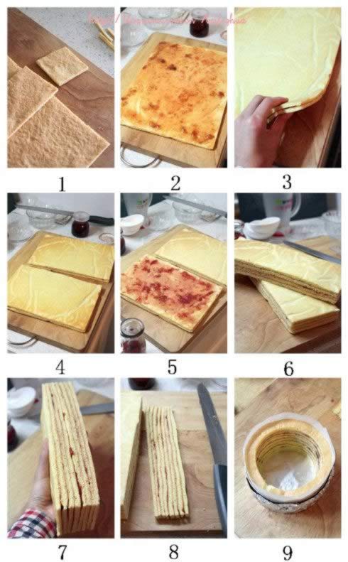 三味蛋糕的做法