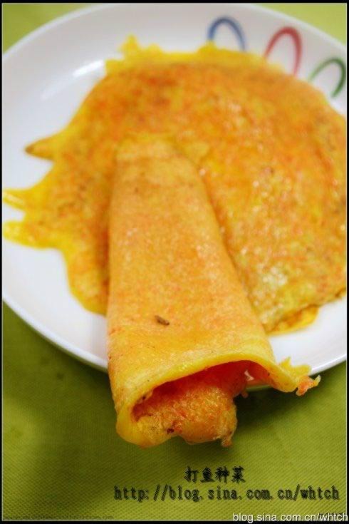 山药胡萝卜鸡蛋饼的做法