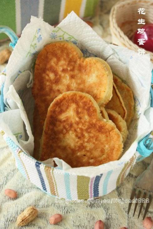 花生鸡蛋饼的做法,怎么做,如何做好吃,图解详细步骤的做法