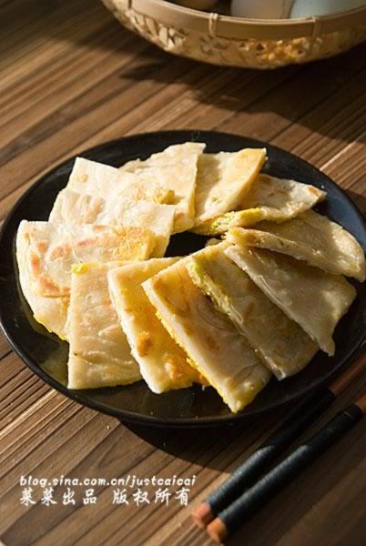 鸡蛋灌饼的做法