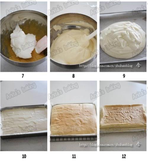 蜂蜜酸奶蛋糕卷的做法