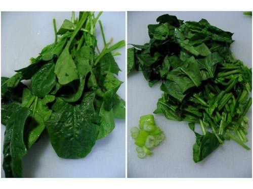 菠菜蛋花疙瘩汤的做法