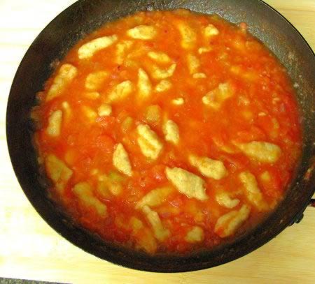 番茄土豆面疙瘩的做法