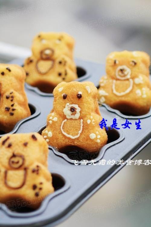 小熊蛋糕的做法