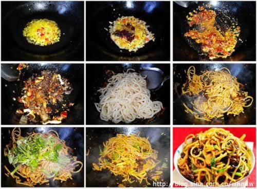 鱼香鱼面的做法