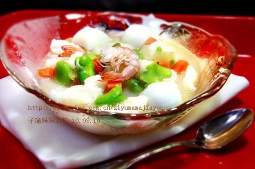 蚕豆酸菜面疙瘩汤的做法