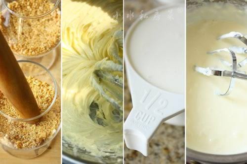 树莓冻芝士慕斯蛋糕杯的做法