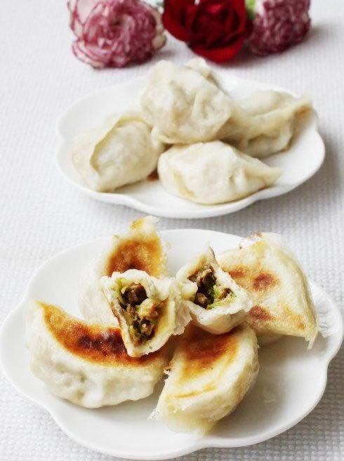 发面水煎饺的做法