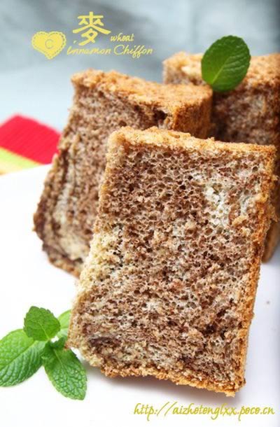 全麦肉桂戚风蛋糕的做法