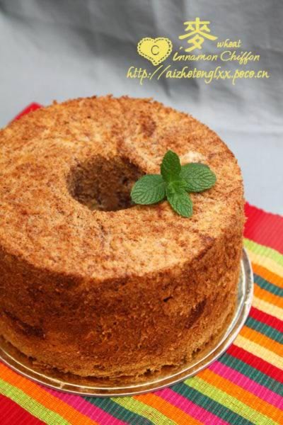 全麦肉桂戚风蛋糕的做法