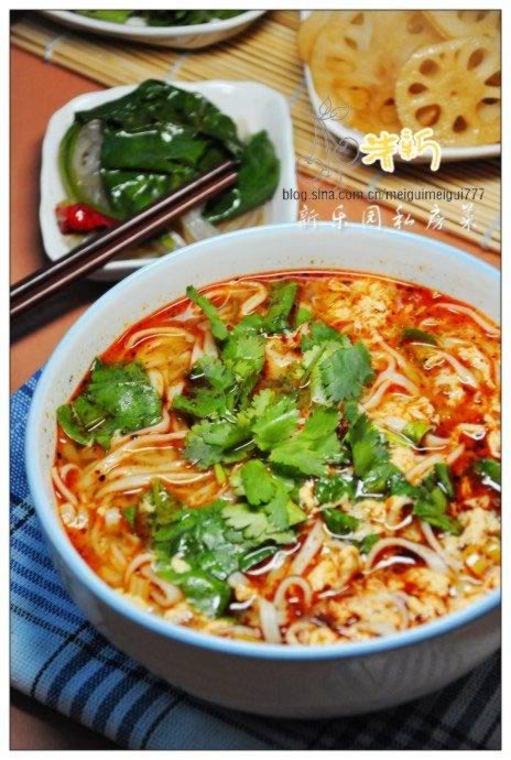 酸汤面的做法