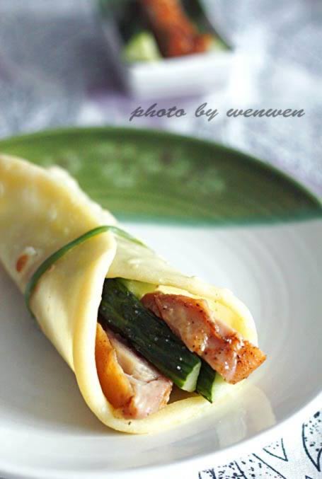 香柚鸡肉卷的做法