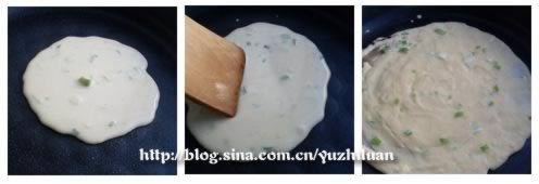 葱花鸡蛋摊饼的做法