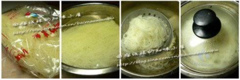 姜油芽菜炒米粉的做法