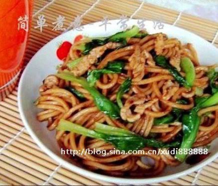 上海家常炒面的做法,怎么做,如何做好吃,图解详细步骤的做法