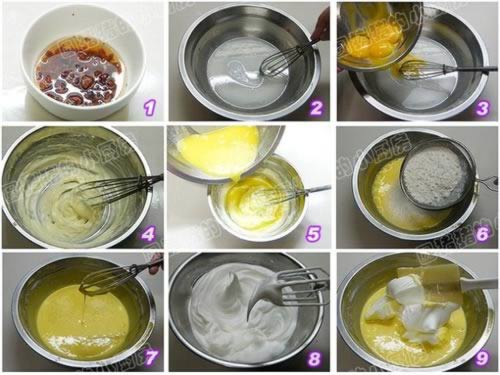蔓越梅乳酪戚风蛋糕的做法