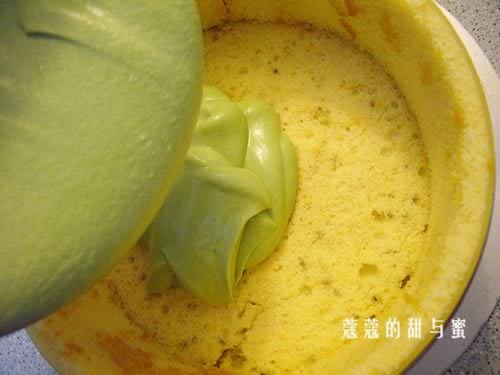 缎带双色冰激凌蛋糕的做法