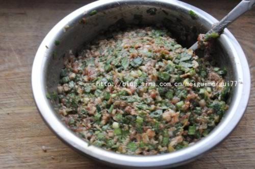 韮菜饺子的做法