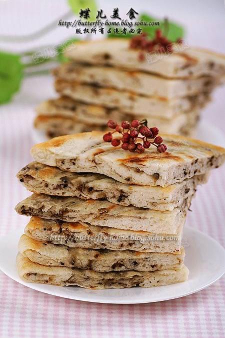 鲜花椒油盐发面饼的做法