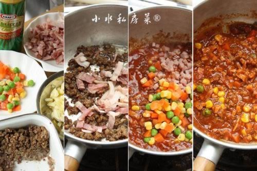 意大利茄汁肉酱焗千层面的做法