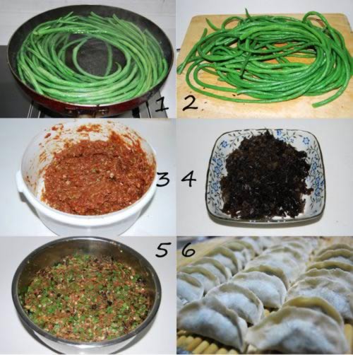 豇豆肉馅儿饺子的做法