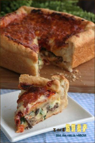 芝加哥馅饼批萨的做法