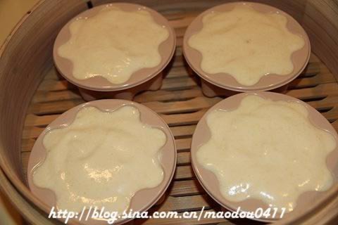 白豆沙蒸糕的做法