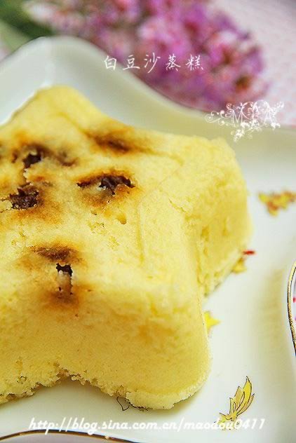 白豆沙蒸糕的做法