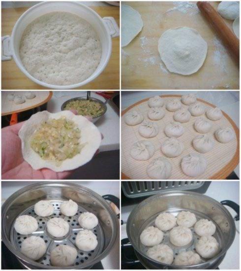 大头菜粉丝包的做法