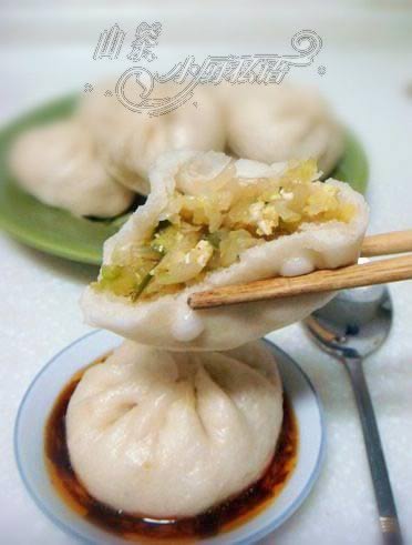 大头菜粉丝包的做法