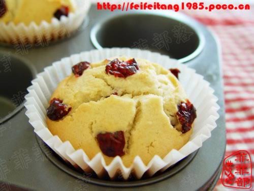 蔓越梅松饼的做法