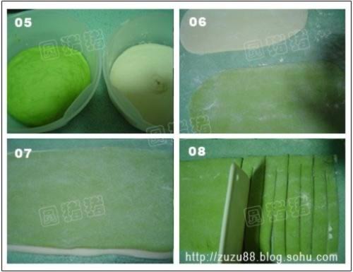 双色花卷的做法