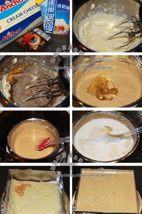 咖啡甜酒冻芝士蛋糕的做法