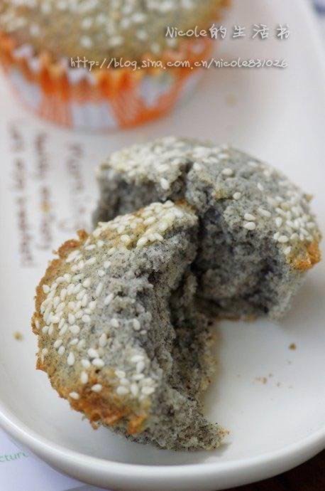 黑芝麻糊蛋糕的做法