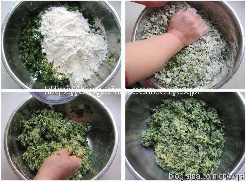 菠菜饼的做法