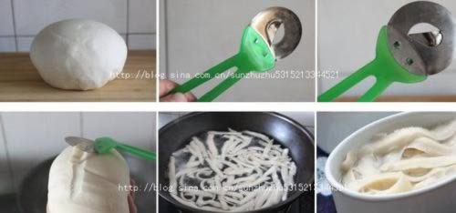 黄花卤刀削面的做法