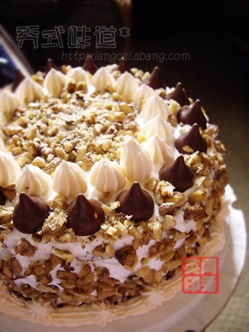 巧克力核桃蛋糕的做法